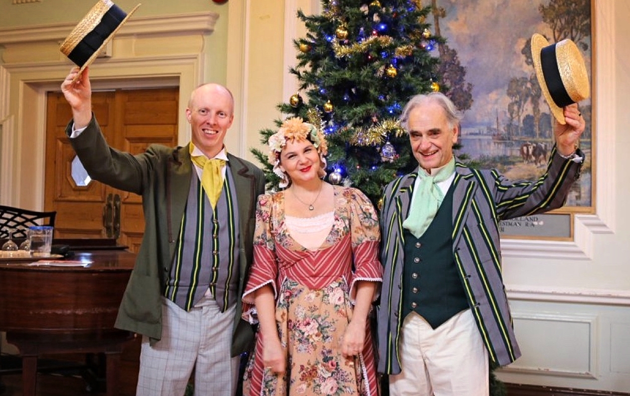 Justin
                    Bissell, Silva McQueen and Michael Goldthorpe at The
                    Retreat, York
